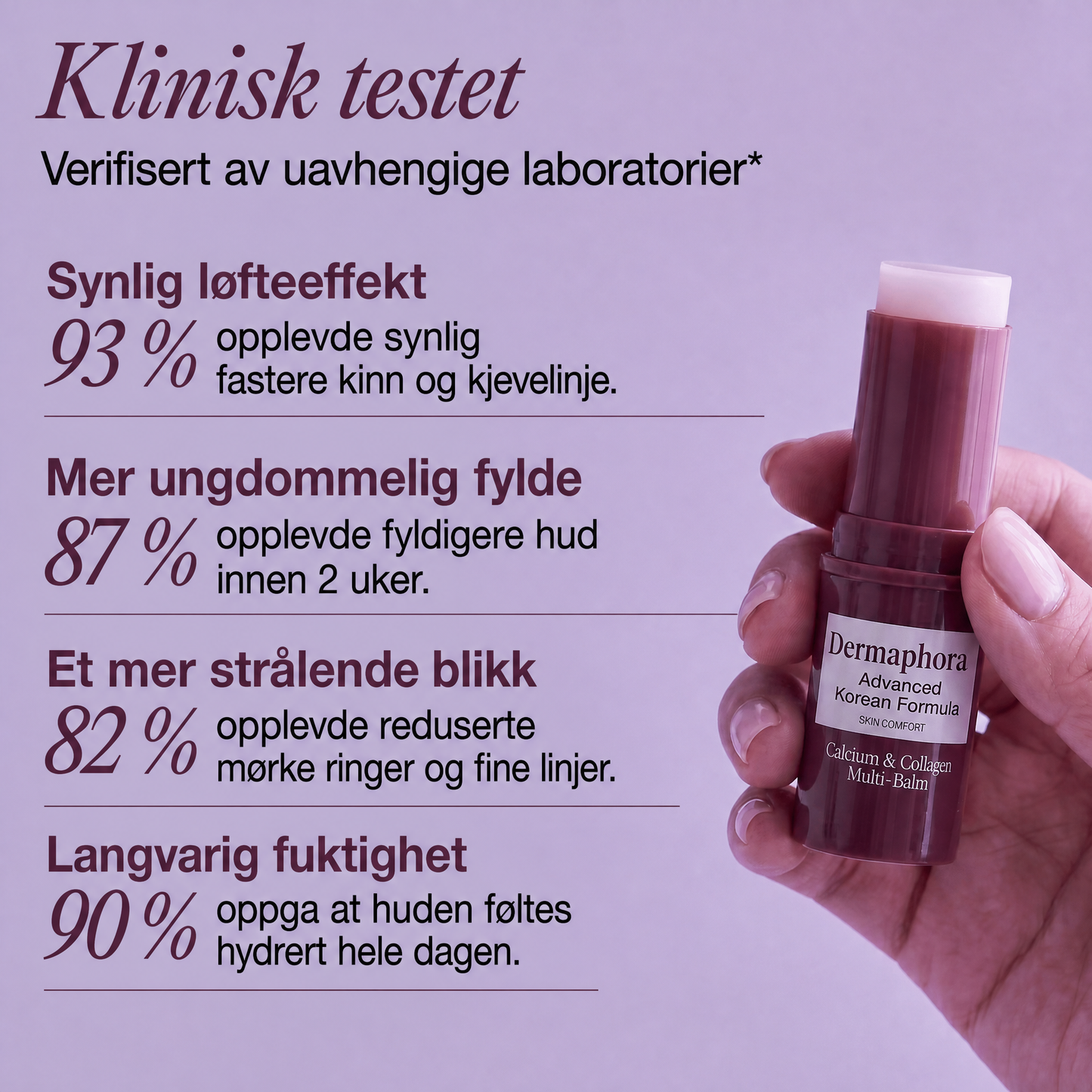 Anti-Age Stick med Kalsium & Kollagen